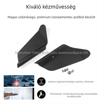Motorkerékpár oldalsó deflektor kompatibilis a Tiger 850 Sport és Tiger 900 (2020–2021); kiváló minőségű alumínium; Star Moon Knight; stílus: lovagi páncél