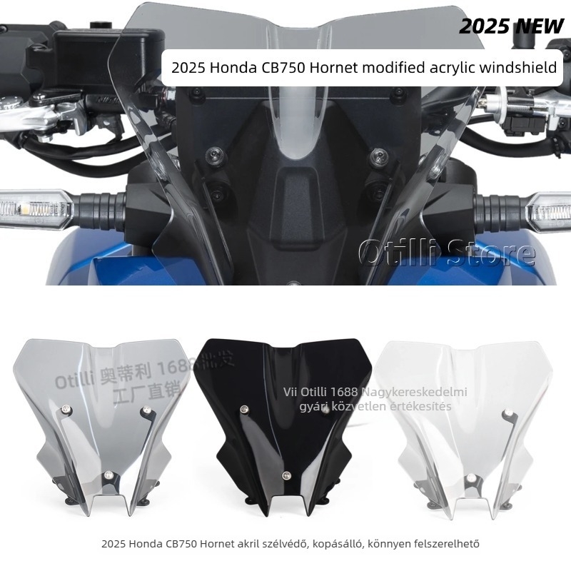 Akrilból készült első szélvédő Honda CB750 Hornet 2025