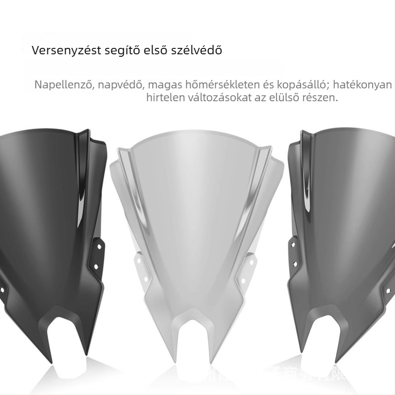 Motorkerékpár deflektor szélvédő Kawasaki Ninja 500 SE 2024, megnövelt első szélvédő