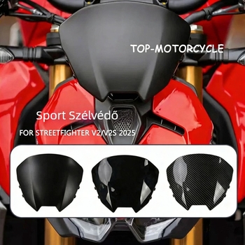 D81 motorkerékpár szélvédő Ducati Streetfighter V2/S 2025 – TOPJTLC, kopásálló