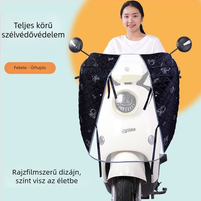 Universális első szélvédővédő elektromos járművekhez, láb- és kézvédőkkel, négy évszakos védelem