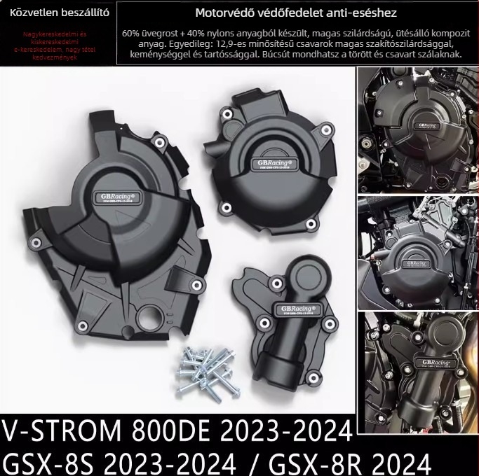Suzuki GSX-8S/GSX-8R, V-Strom 800DE motorvédő oldalsó burkolat (2023–2024)