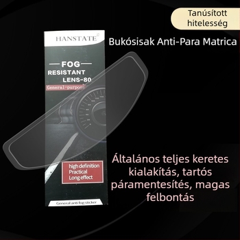 HANSTATE TAC sisak antifogfilm, UV-védelem, HD átláthatóság, hosszú távú páramentesítés