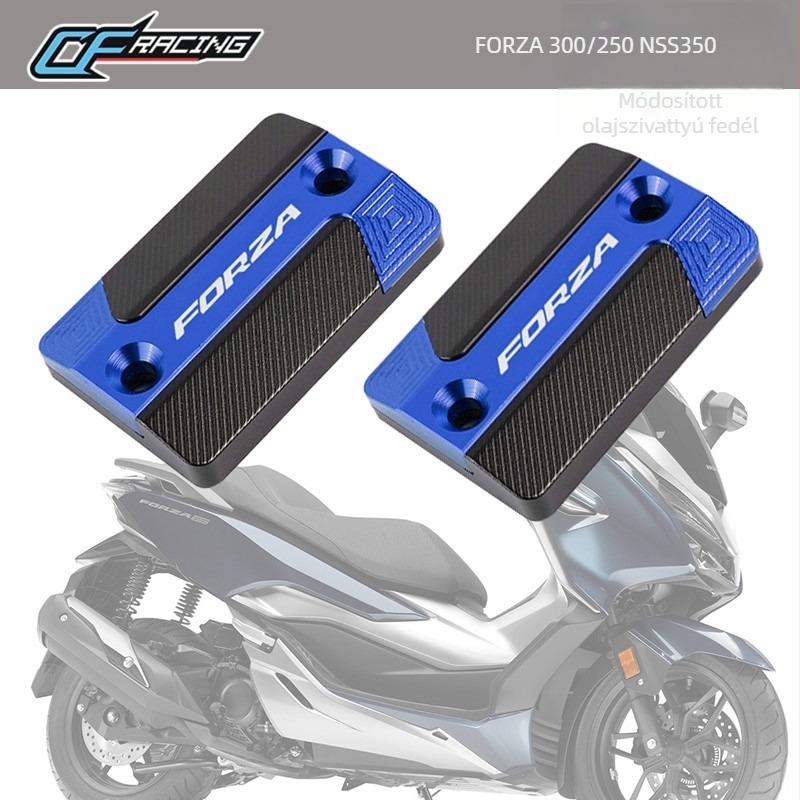 Honda Forza 300/250 és NSS350 számára felső fékpumpa fedél – alumínium ötvözet, olajtartály fedél, módosítás és dekoráció céljából
