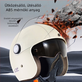 The Emperor Wolf ABS 3/4 sisak kettős vizorral, 3C tanúsítvány