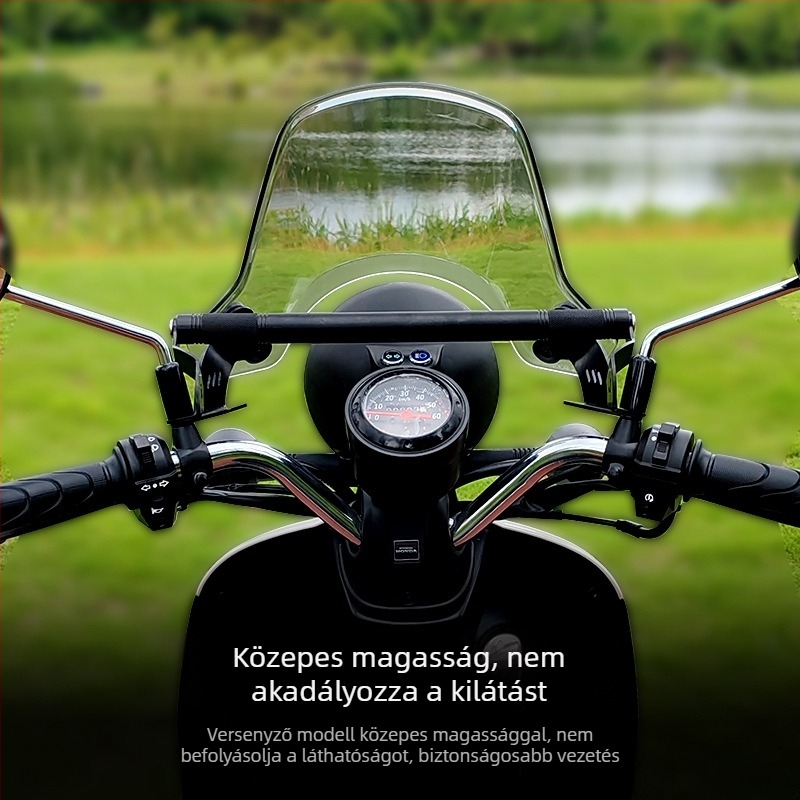 Jinqilong ABS első szélvédőlemez egyensúlyozó rúddal, testreszabás elérhető, lovagi páncél stílus