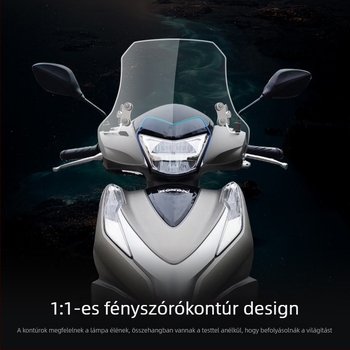 Wuyang Honda LD125 motorkerékpárhoz illeszkedő szélvédő – PMMA, testreszabható, nem fényvisszaverő