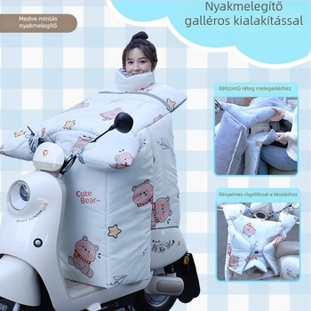 Elektromos robogó szélvédővédő - (Műanyag; Vízálló; Kézzel levehető; Márka Warm Bei Xing)