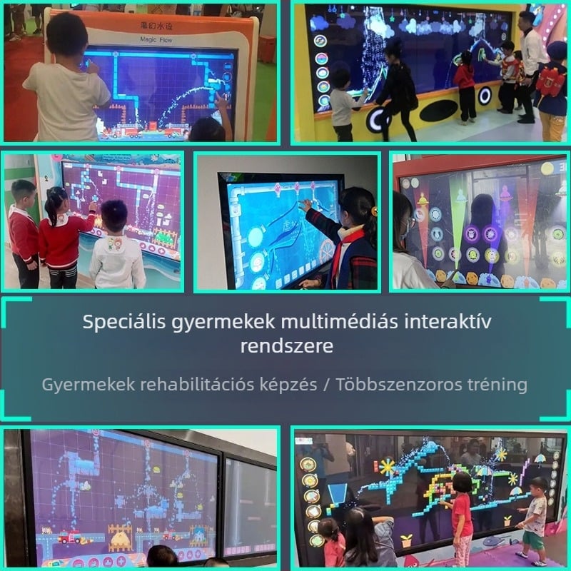 Star player Korai gyermekek oktatásához tervezett interaktív projektor 1080p felbontással, szenzoros tréninggel, energiahatékonyság szintje 2