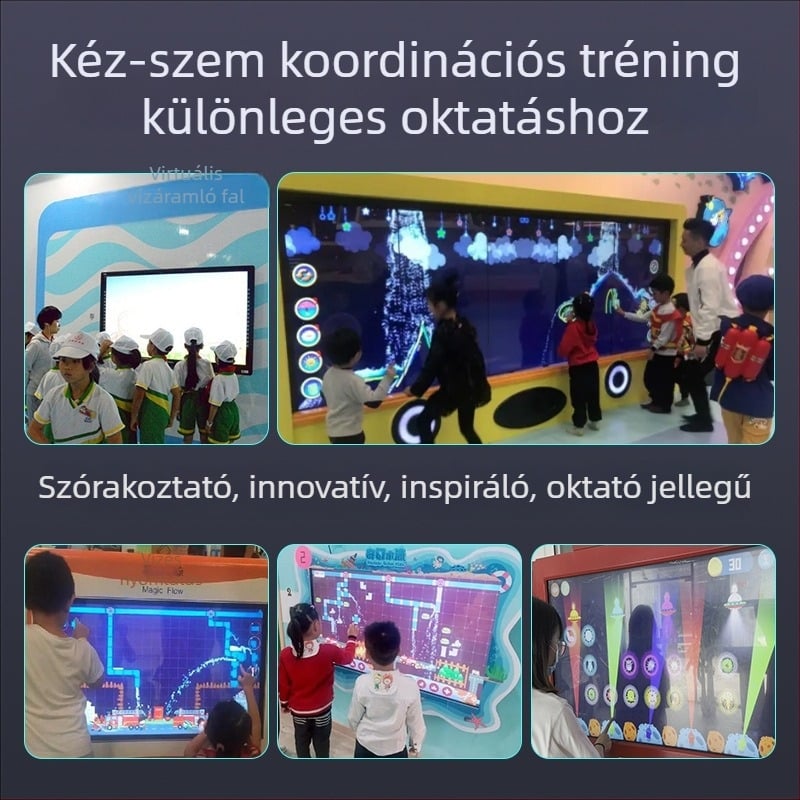 Star player Korai gyermekek oktatásához tervezett interaktív projektor 1080p felbontással, szenzoros tréninggel, energiahatékonyság szintje 2