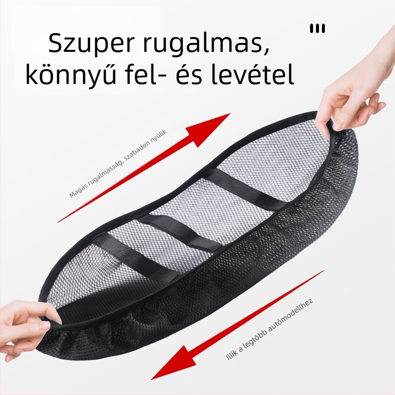 Elektromos jármű ülésvédő (hálós, vízálló, lélegző, hőszigetelő, egész éves használatra)