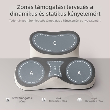 Meditációs ülőpárna keresztezett lábú üléshez, hordozható és vastagabb, ergonomikus memóriahabos töltettel és poliészter huzattal