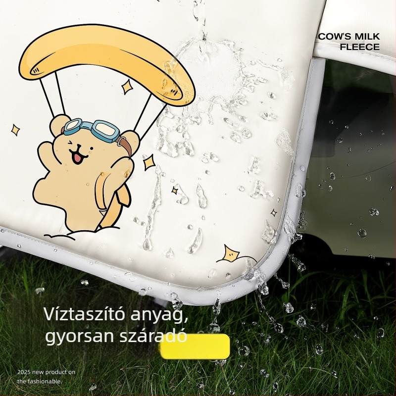 Téli béléses elektromos robogó köpeny-stílusú védőburkolat, teljes körű fedettség, szélvédő és vízálló, minden évszakban