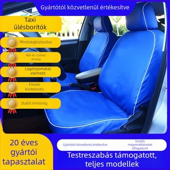 Autóülésvédő, sík stílus, testreszabható, töltőanyag nélkül, poliészter felület