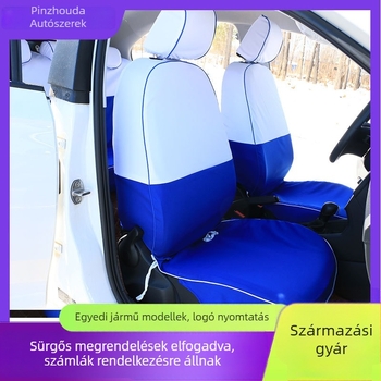 Autóülésvédő, sík stílus, testreszabható, töltőanyag nélkül, poliészter felület