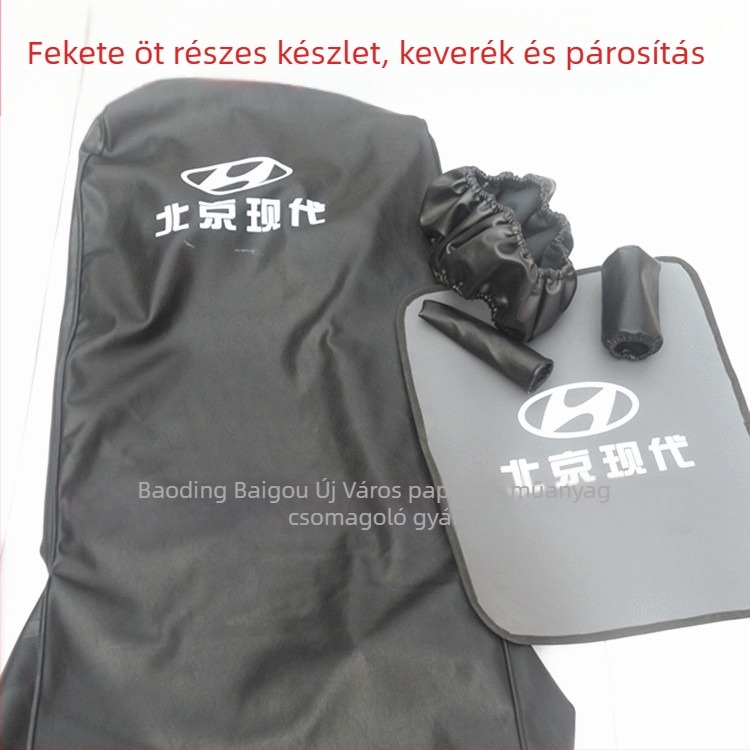 Háromrészes bőrtakaró szett autóülésekhez, mosott bőr, PU felület, testre szabható, töltőanyag nélküli