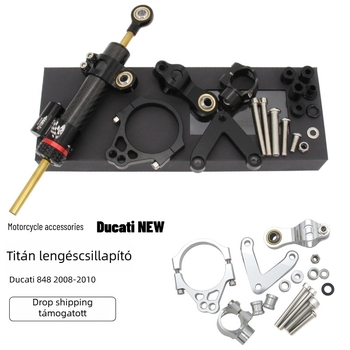 Ducati 848 (2008-2010) kormánycsillapító, titán, motorkerékpár-kiegészítő