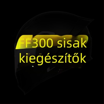 FF300 Motorkerékpár sisak kiegészítők: hátsó szárny, lencse alap, fülvédő, bélés