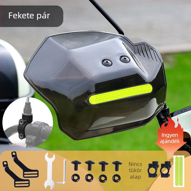 Motorkerékpár kézvédő szélvédővel – Modell 6lpwdaar, kopásálló, minden évszakra