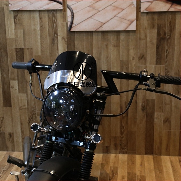 Motorkerékpár elülső szélvédője 02 General Windshield, ABS lemez, Knight armor stílus, testreszabható feldolgozás