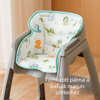 Pamut gyermek étkezőszék párna háttámlával, őszi-téli, rajzfilm mintázat, otthoni használatra