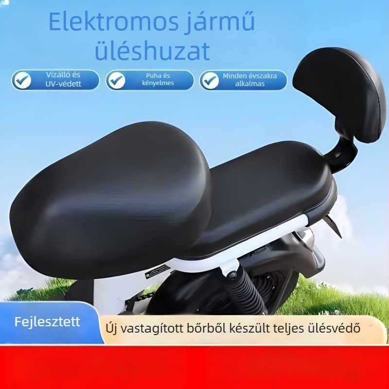 Elektromos robogó ülésvédő - Len anyag, Márka Fubeixing, Modell 6652314441, Egyedi feldolgozás: Nem