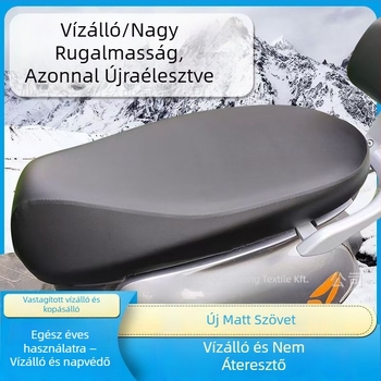 Vízálló üléshuzat elektromos járművekhez, UV-védelem, minden évszakhoz, motorokhoz és elektromos kerékpárokhoz, elasztikus bőrhuzat, teljes körű védelem