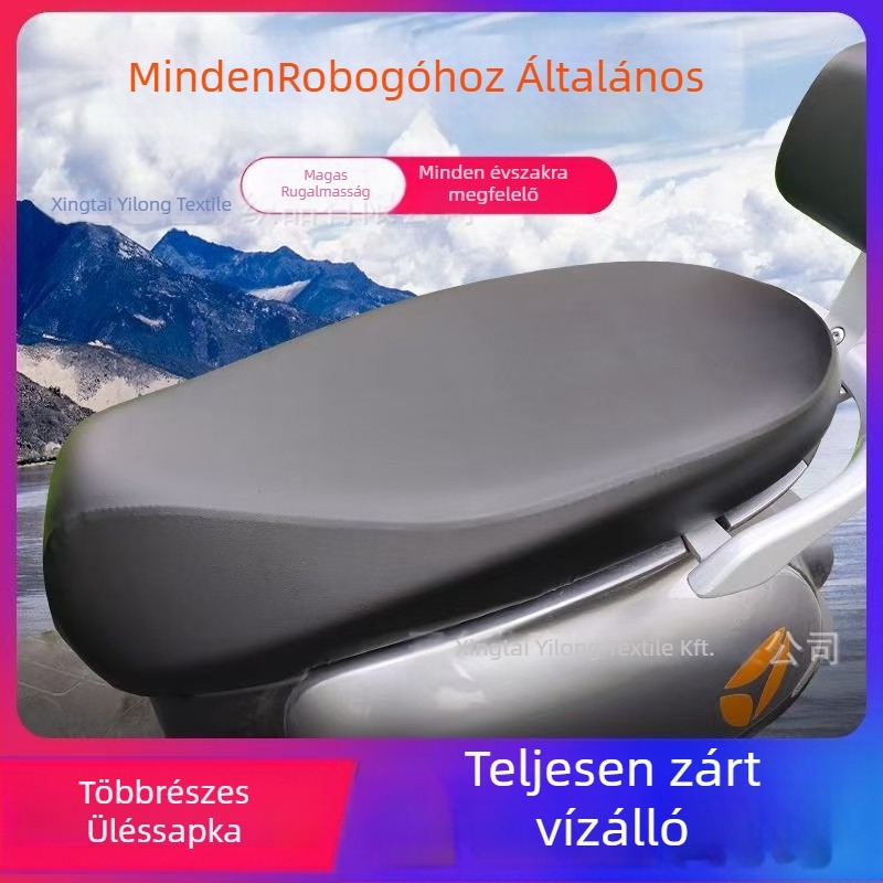 Vízálló üléshuzat elektromos járművekhez, UV-védelem, minden évszakhoz, motorokhoz és elektromos kerékpárokhoz, elasztikus bőrhuzat, teljes körű védelem