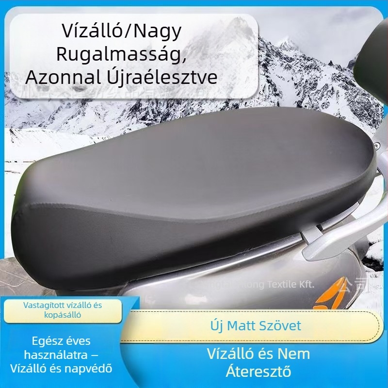 Vízálló üléshuzat elektromos járművekhez, UV-védelem, minden évszakhoz, motorokhoz és elektromos kerékpárokhoz, elasztikus bőrhuzat, teljes körű védelem