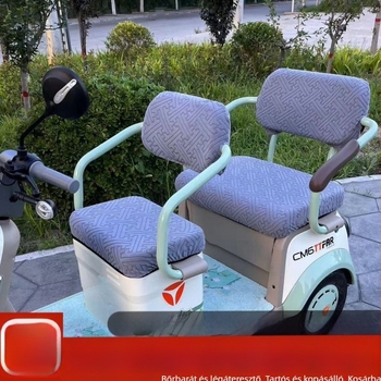 Jacquard bársonyból készült ülésvédő elektromos kerékpárhoz és háromkerekűhöz, univerzális minden évszakra, hátsó ülésre