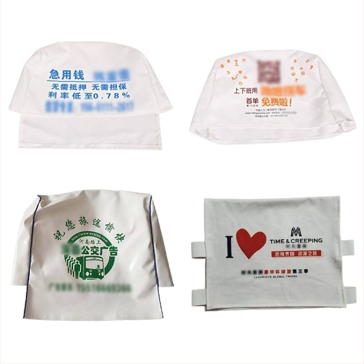 Autóbusz-ülés fejrésze fedő – dekoratív borítás, stílus Hemming/Business, töltet: szintetikus rost, felület: poliészter, márka Jialiang