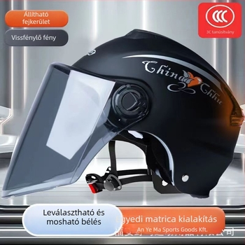 REGY ABS fél sisak elektromos motorkerékpárhoz, GB811-2022A és 3C tanúsítvánnyal