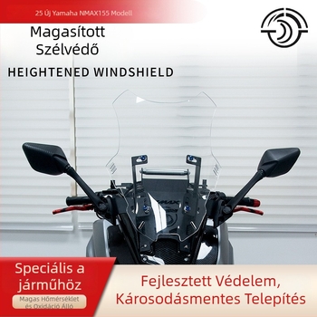 Yamaha NMAX 155-hoz emelt első szélvédő