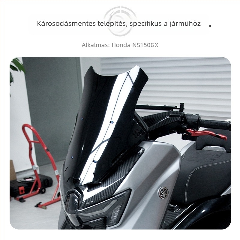Yamaha NMAX 155-hoz emelt első szélvédő