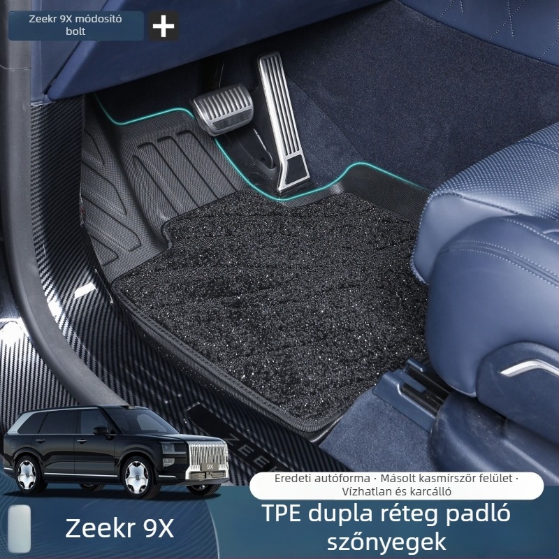 Zeekr 9X TPE autópadlók - teljes lefedettség, karcolásmentes belső védelem, testreszabható, Driving Wing márka