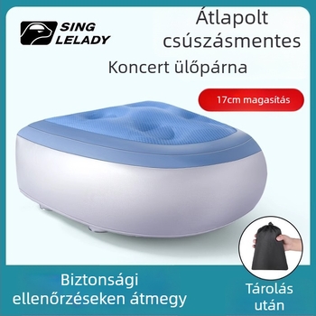 Felfújható emelő ülőpárna kislányoknak, hordozható vastagabb fenékpárna koncertekhez és zenei fesztiválokra