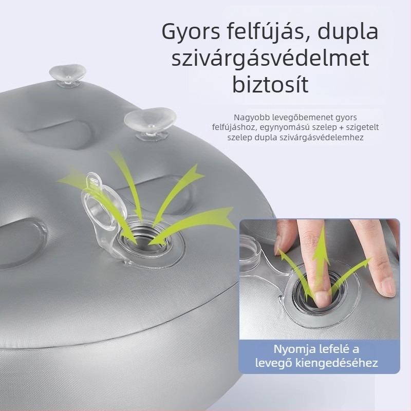Felfújható emelő ülőpárna kislányoknak, hordozható vastagabb fenékpárna koncertekhez és zenei fesztiválokra