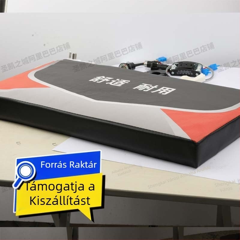 Elektromos háromkerekű kerékpár első vezetőülésének párnája – fa ülőlap, PU anyag, minden évszakhoz, testreszabás nélkül, logó nélkül