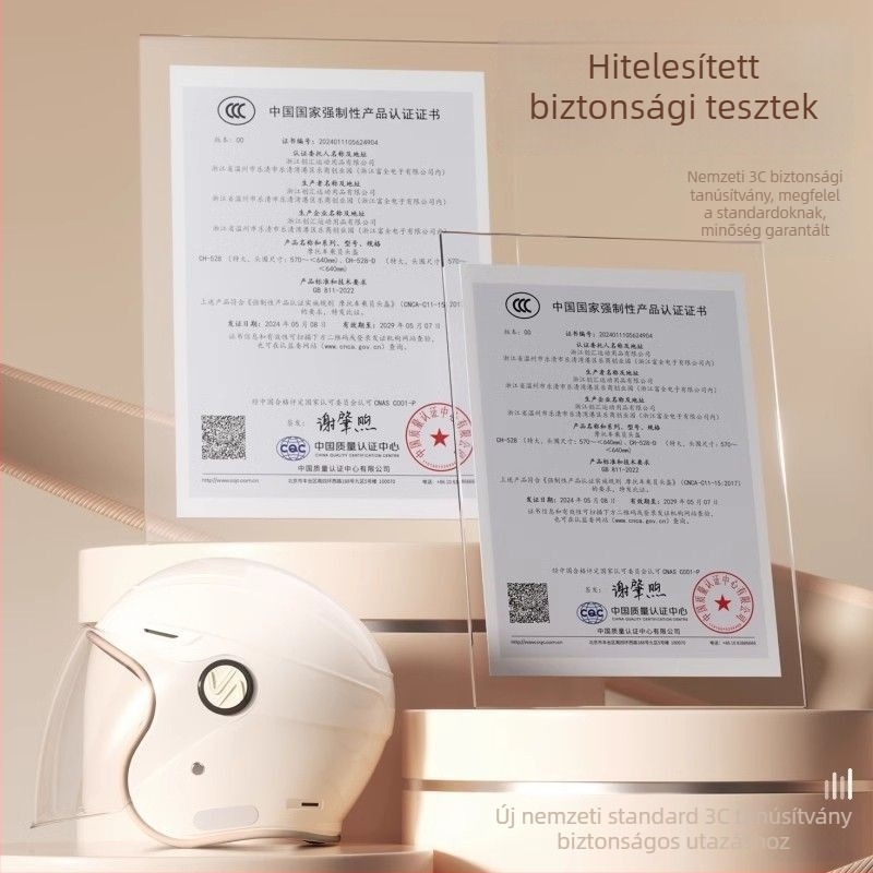 Elektromos motorkerékpár bukósisak ABS héjjal, TCO99 tanúsítvány, univerzális illeszkedés, testreszabható
