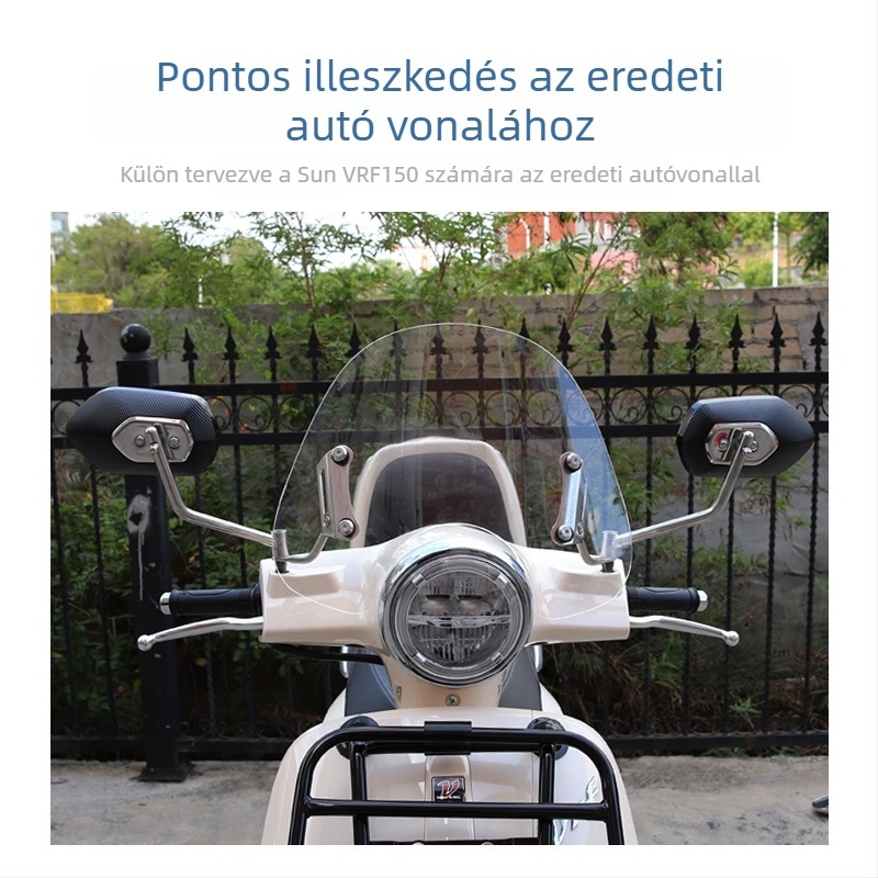 Dayang VRF150 szélvédő Vespa GTS300/250-hoz – üveg szélvédő retrofit kiegészítő, Xiamen márka