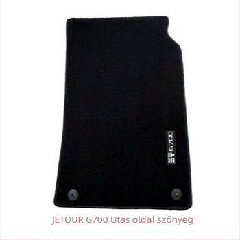 G700 nylon autópadló szőnyegek logónyomtatással, szőnyeges stílus, 6-üléses konfiguráció, testreszabható