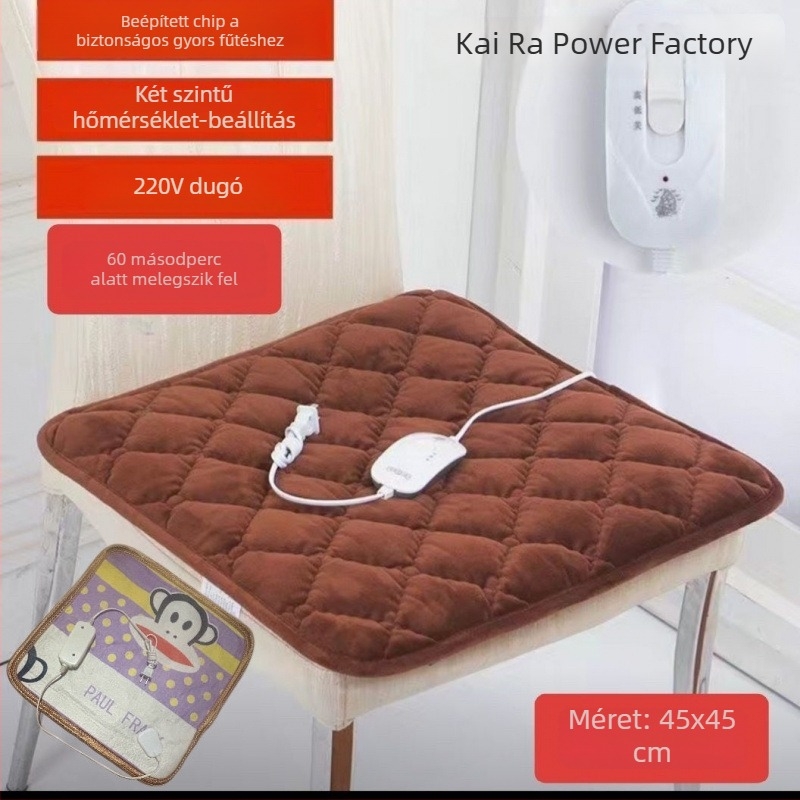 Fűtött ülőpárna irodai székhez, anyag: szalma, töltet: EPE, modern minimalist stílus