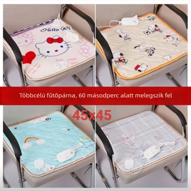 Fűtött ülőpárna irodai székhez, anyag: szalma, töltet: EPE, modern minimalist stílus