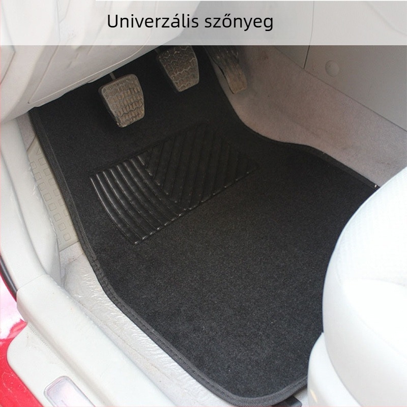 Autópadló szőnyeg-stílusú, univerzális, teljes készlet 4 darabból, belső padlók