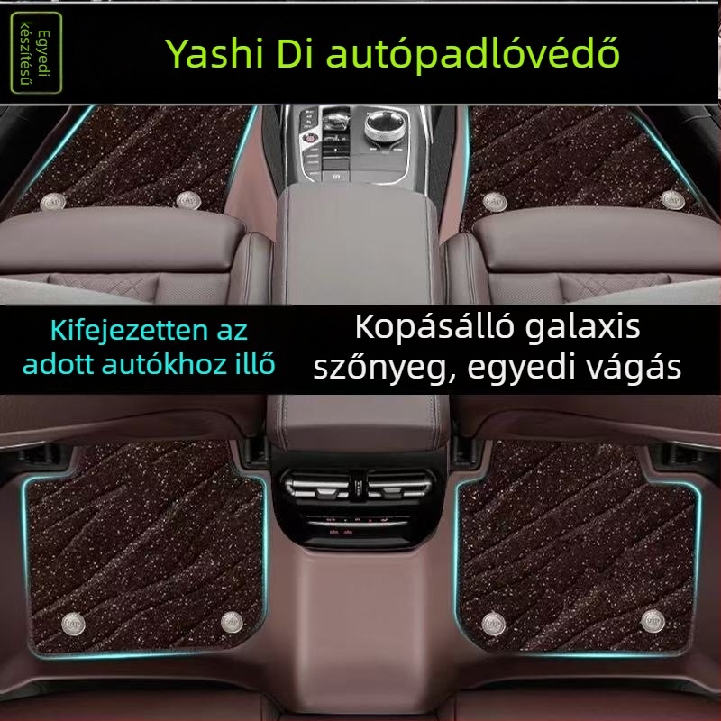 Autópadló szőnyegek, sík bolyhos megjelenés, univerzális, csúszásmentes, gyorsan száradó, polipropilén, Yashidi márka, testreszabható