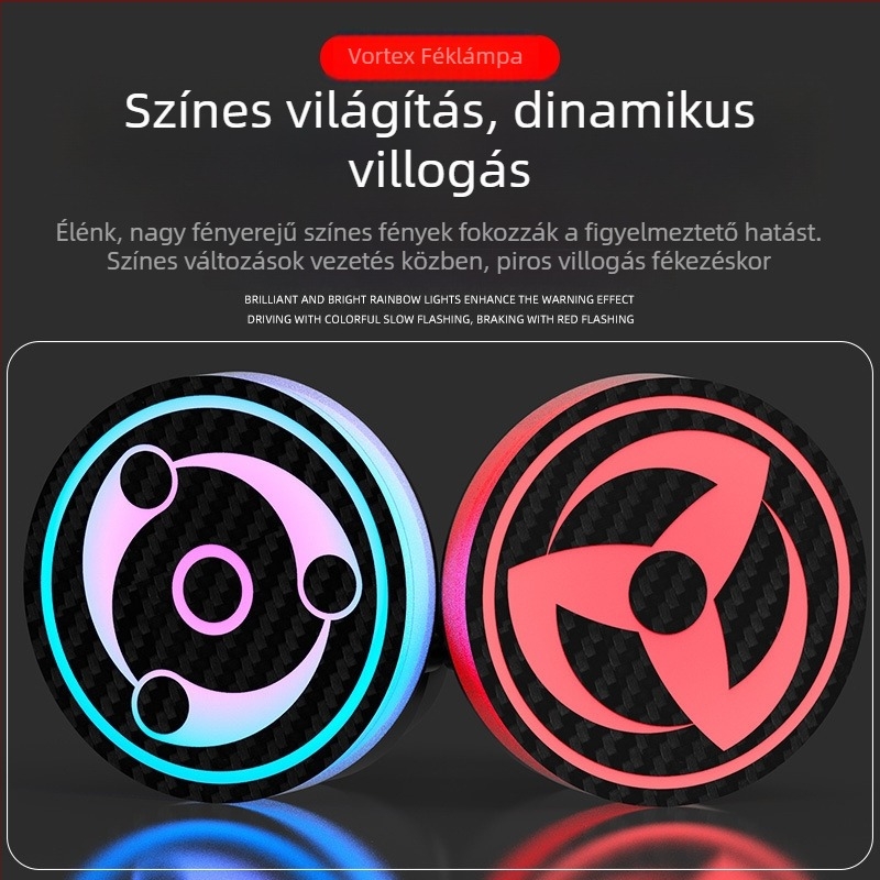 Motorkerékpár fékvilágítás forgó villogó hátsó lámpával – fékizzó kiegészítő a Quick motorcycle products-tól