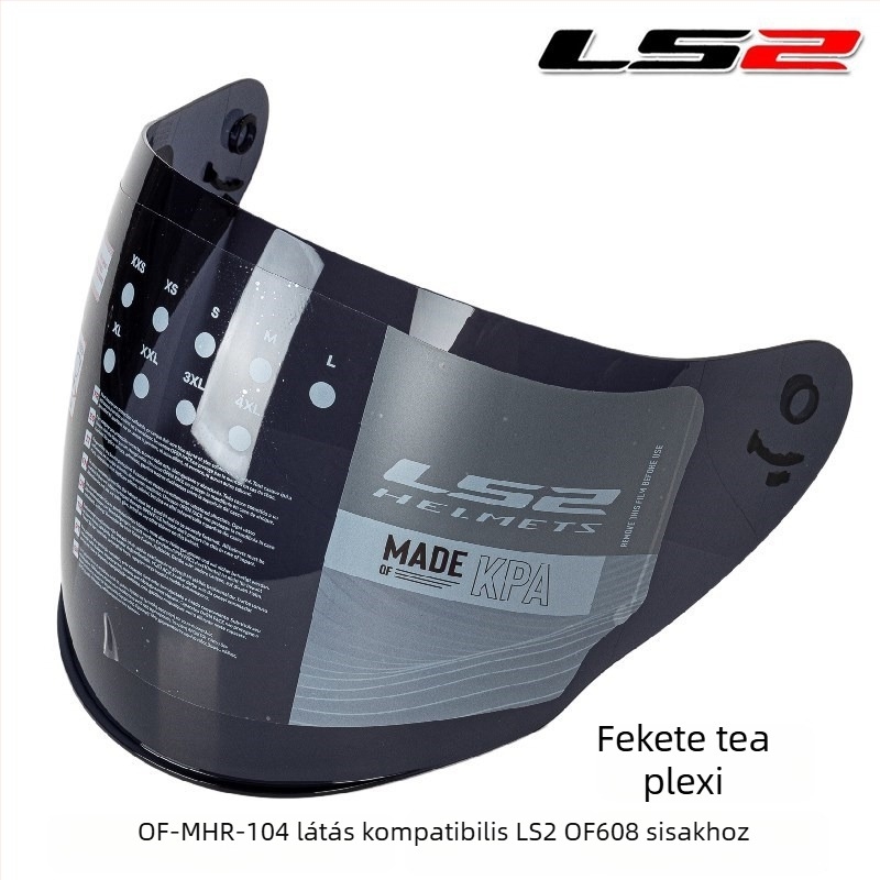 LS2 sisaküveglencse OF608 – eredeti OF-MHR-104 lencse, kompatibilis LS2608 sisakkal