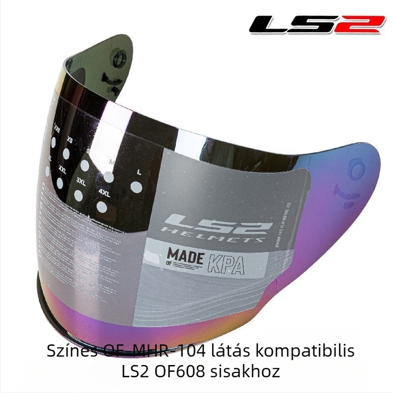 LS2 sisaküveglencse OF608 – eredeti OF-MHR-104 lencse, kompatibilis LS2608 sisakkal