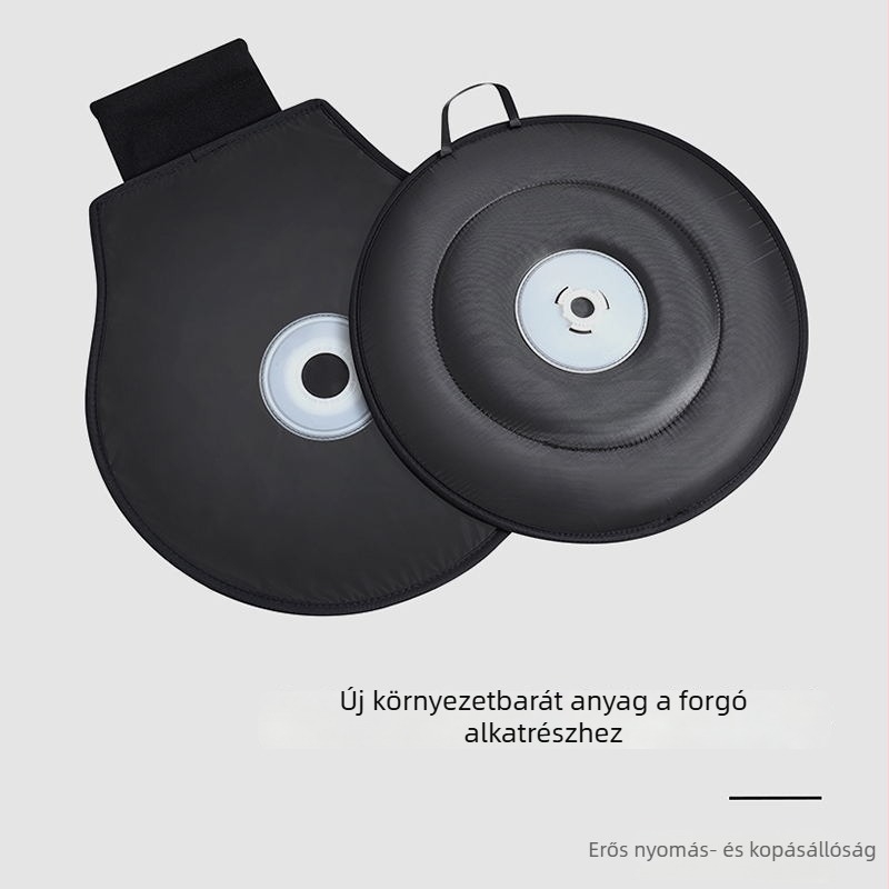 360°-os forgó autóülés párna – univerzális, egész éves használatra; sík, minimalist stílus; töltet: szivacs; felület: spandex