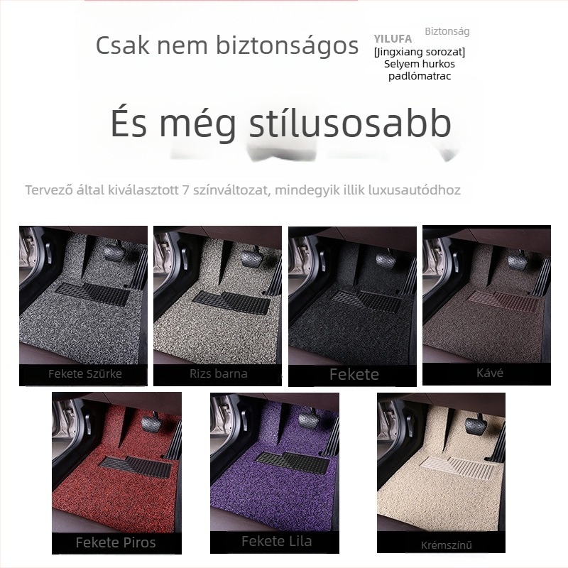 Nissan X-Trail autópadlók (öt üléses), PVC anyag, Silk Ring lábtakaró, testre szabható